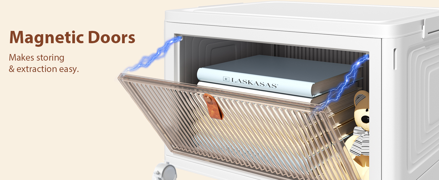 Elmio-衣装ケース-4段重ね可能プラスチック収納ボックス 蓋とキャスター付き - 23クォート クローゼットオーガナイザーと収納 折りたたみ式収納コンテナ 整理収納ボックス クラフト、家庭用、パントリー、寮用 イエロー